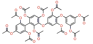 Fucotetraphlorethol J tetradecaacetate